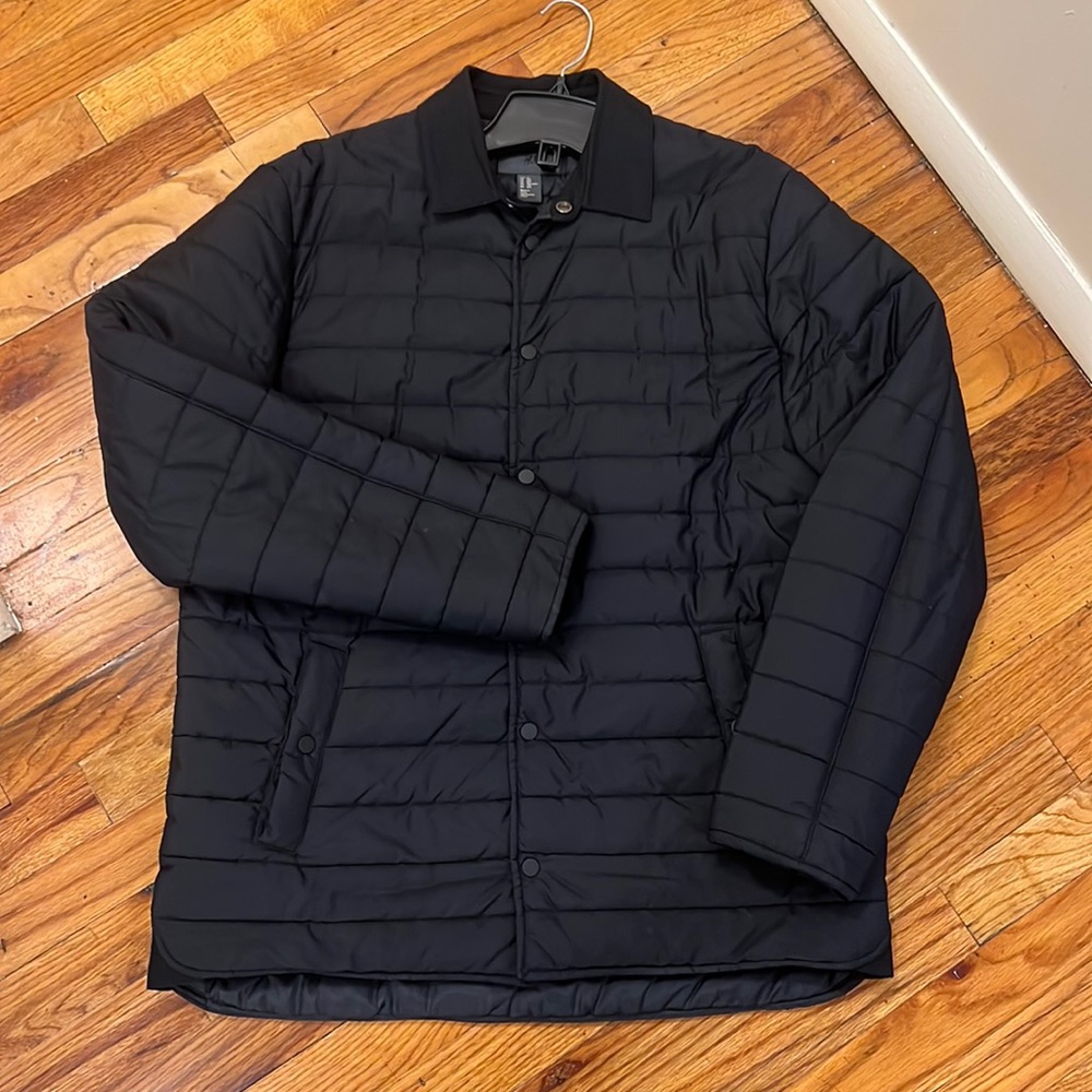 Men Quilted Jacket Navy H&M - Size 42R